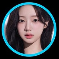 첫코성형 이벤트 배너 속 동그란 모델 사진(하늘색 테두리)